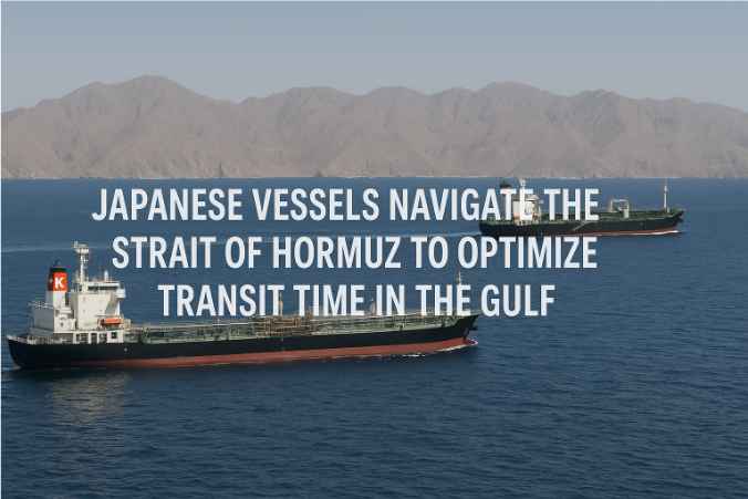 Japanese Vessels Navigate the Strait of Hormuz to Optimize Transit Time in the Gulf